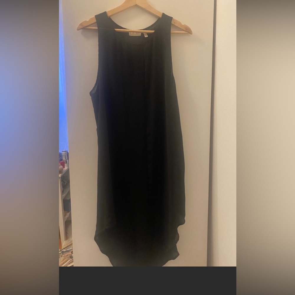 Leith Sheer Black Dress
